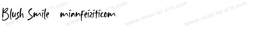 Blush Smile_mianfeiziticom字体转换